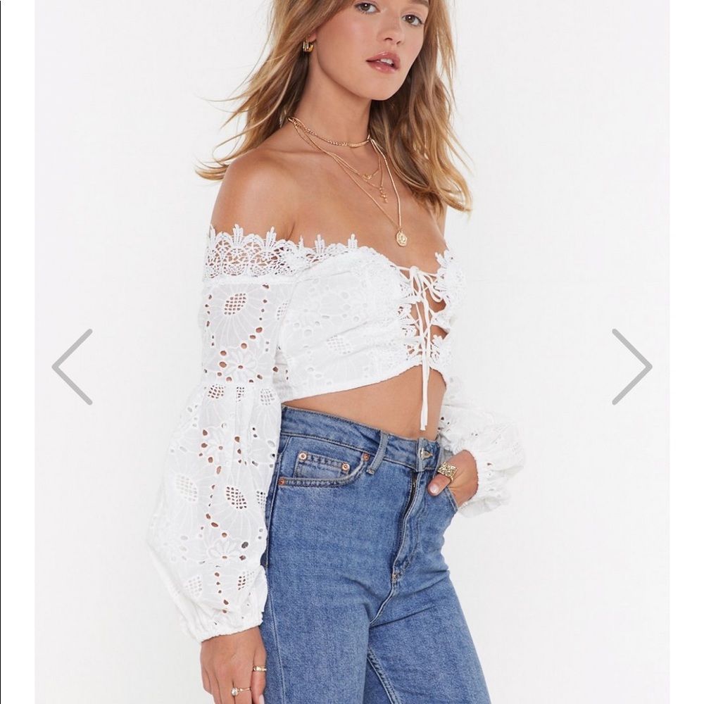 Lace Up Crop Top